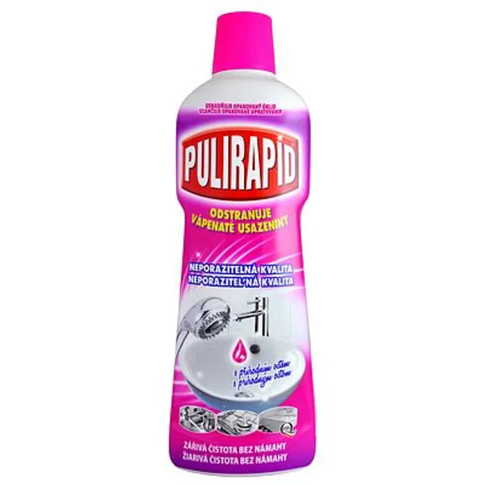 Hauptproduktbild Pulirapid Aceto na vápenaté usazeniny tekutý čistič s přírodním octem 750 ml