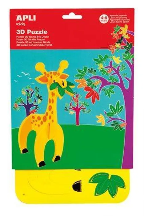 Hauptproduktbild Puzzle, 3D, pěnové, APLI, žirafa