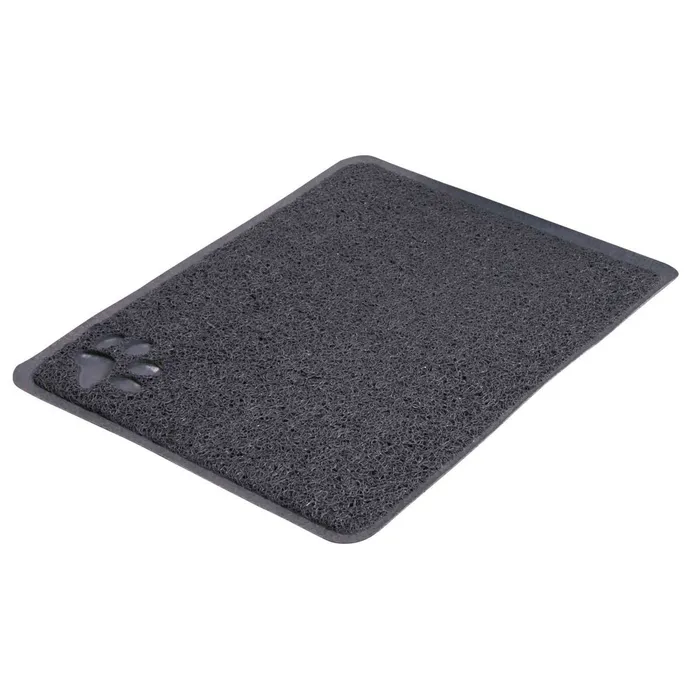 Hauptproduktbild PVC předložka s tlapkou, šedá k WC 45 x 37 cm