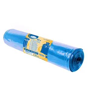 Müllsäcke blau 70 x 110 cm, 120 l, Typ 40 [25 Stück]