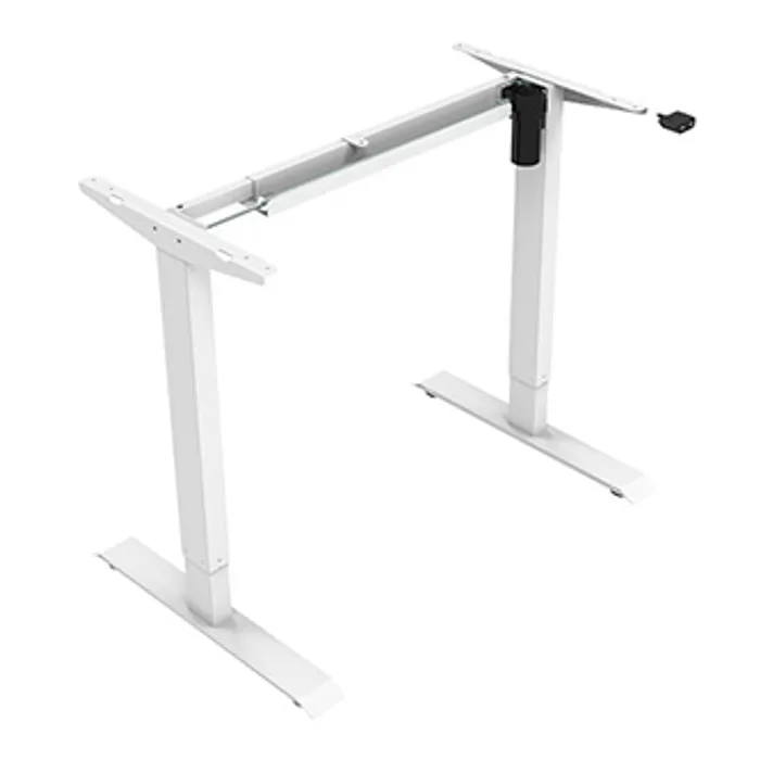 Hauptproduktbild Rám stolu, elektricky nastavitelná výška, rozsah 500 mm, 100V-240V, bílý, 70 kg nosnost,