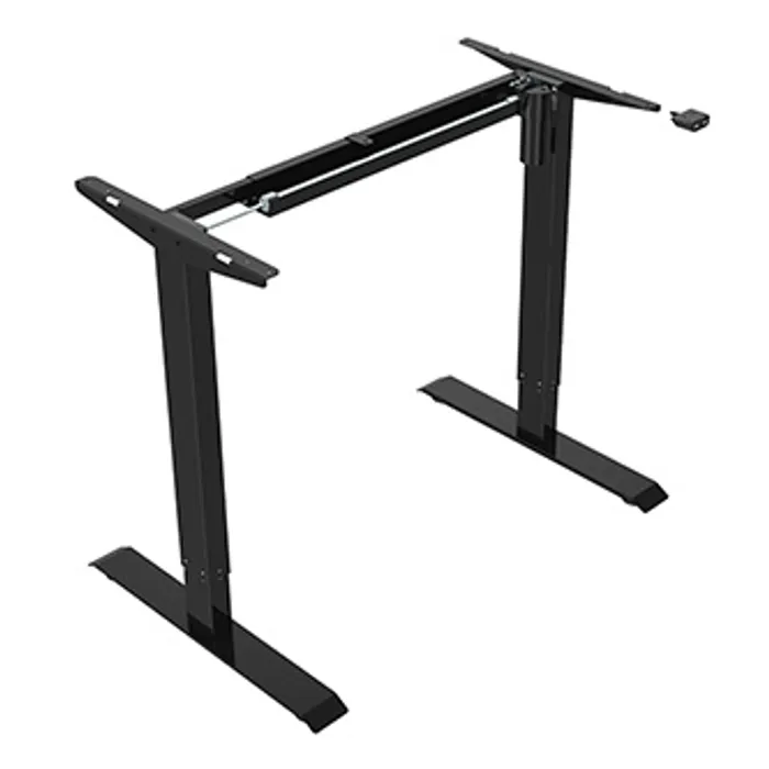 Hauptproduktbild Rám stolu, elektricky nastavitelná výška, rozsah 500 mm, 100V-240V, černý, 70 kg nosnost,