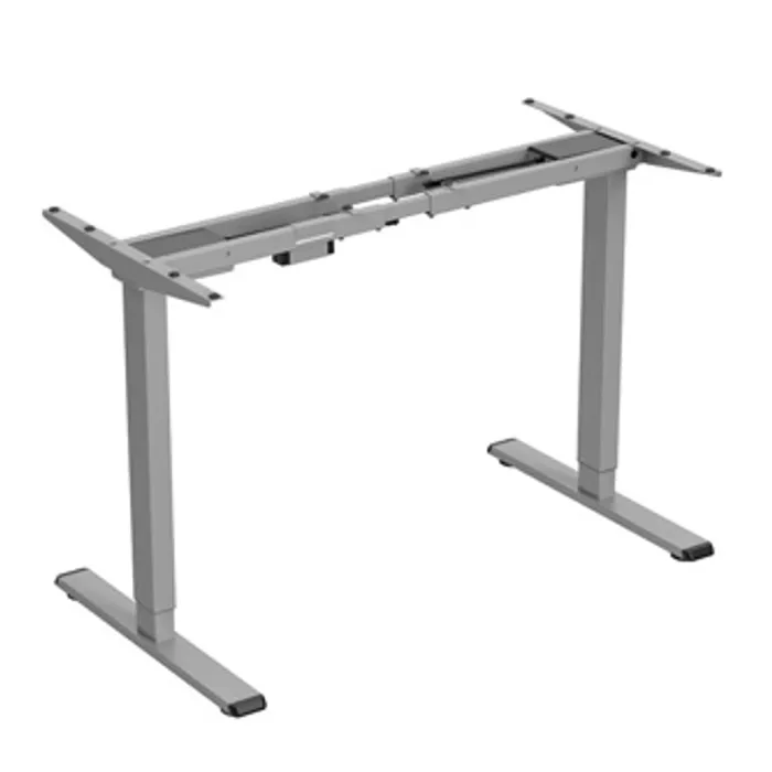Hauptproduktbild Rám stolu, elektricky nastavitelná výška, rozsah 500 mm, antikolizní systém, šedý, 100 kg