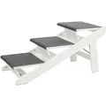 Weiteres Produktbild Rampe / Stufen, klappbar 44 x 46 x 106 cm, Holz, weiß