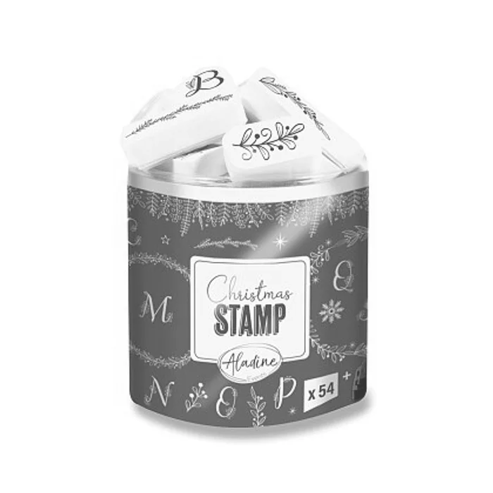 Hauptproduktbild Razítka Aladine Creative Stamp - Vánoční abeceda, 54 ks