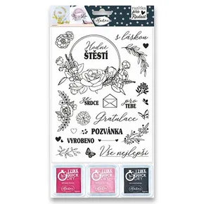 Aladine Stamp With Love Blumen-Stempel, 25 Stück