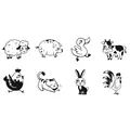 Weiteres Produktbild Stempel Aladine Stampo Bambino Farma, 8 Stk