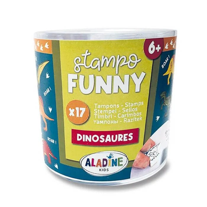 Hauptproduktbild Razítka Aladine Stampo Funny Dinosauři, 17 ks