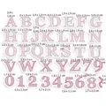Weiteres Produktbild Stempel Aladine Stampo Textilalphabet Marina, 38 Stk