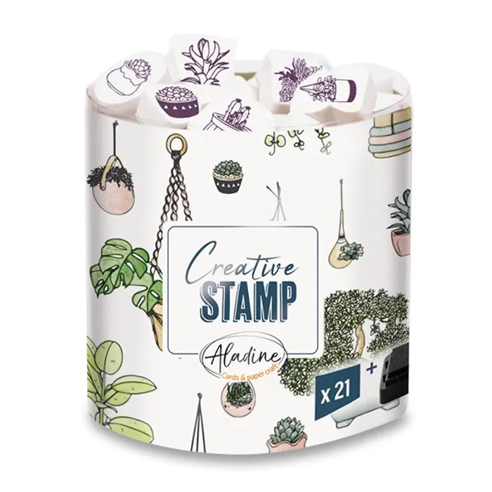 Hauptproduktbild Razítka Creative Stamp Rostliny, 21 ks