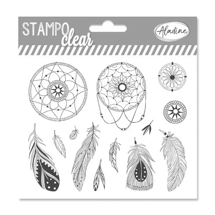 Hauptproduktbild Razítka gelová Stampo Clear Lapač snů, 13 ks