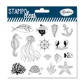 Gelstempel Stampo Clear Meereswelt, 15 Stk