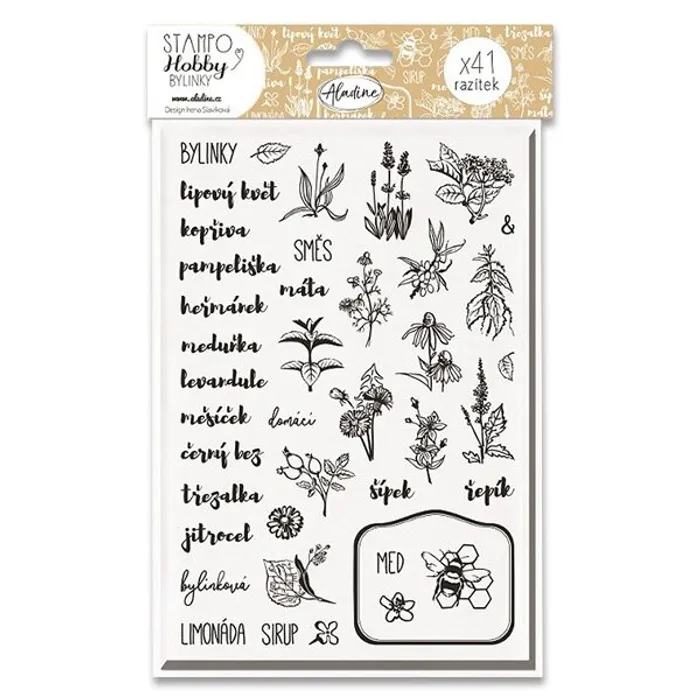 Hauptproduktbild Razítka Stampo Hobby - Bylinky 49 ks