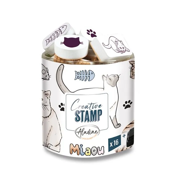 Hauptproduktbild Razítka Stampo Scrap Kočky, 16 ks