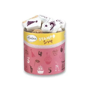 Stampo Scrap Geburtstagsstempel, 33 Stk