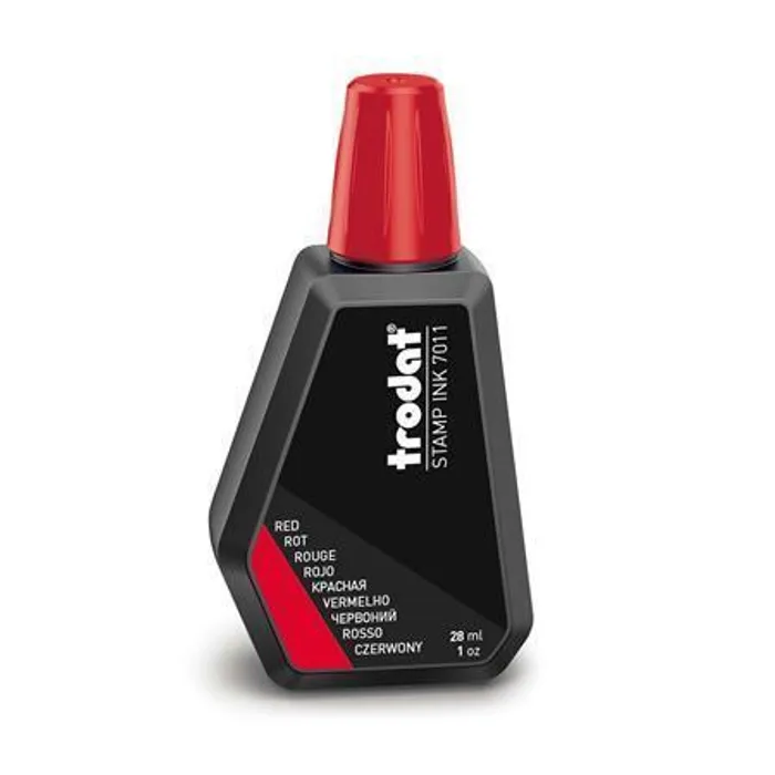 Hauptproduktbild Razítková barva, 28 ml, TRODAT, červená