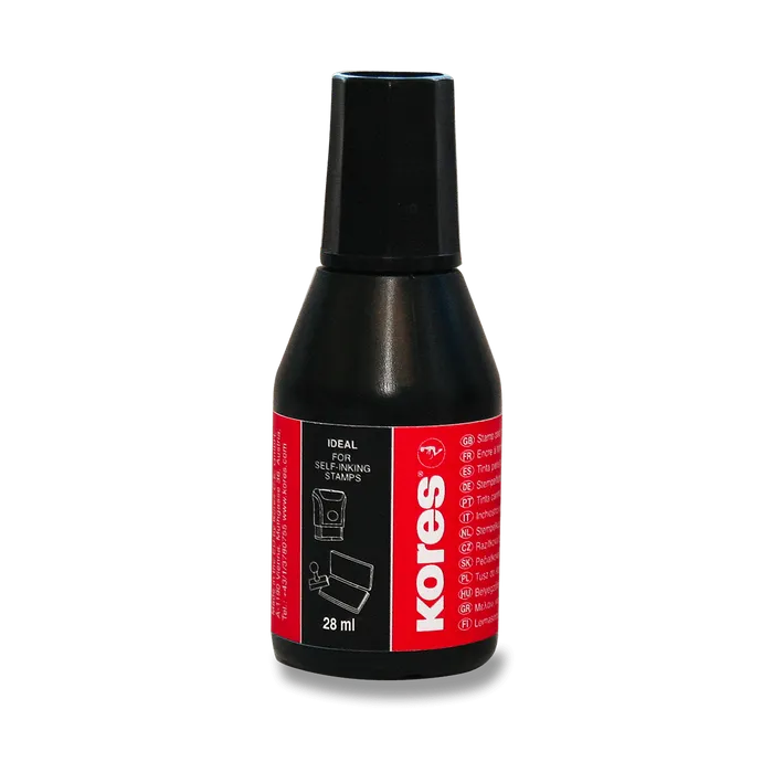 Hauptproduktbild Razítkovací barva Kores - 28 ml černá