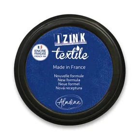 Stempelkissen Izink Textil dunkelblau