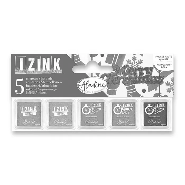 Hauptproduktbild Razítkové barevné polštářky Izink vánoční barvy