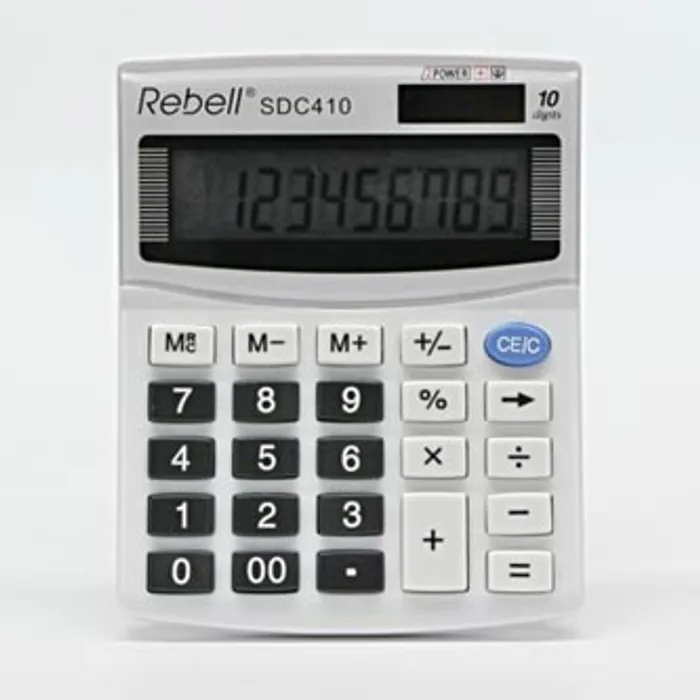 Hauptproduktbild Rebell Kalkulačka RE-SDC410 BX, bílá, stolní, desetimístná