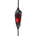Red Fighter H2, Spielkopfhörer mit Mikrofon, Lautstärkeregelung, schwarz/rot, 2x 3.5 mm jack