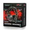 Red Fighter H3, Kophörer mit Mikrofon, Lautstärkeregelung, schwarz/rot, gaming, LED-Beleuchtung, 2x 3.5 mm jack + USB