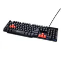 Red Fighter K1, Tastatur US, Game, unterbeleuchtet typ verkabelt (USB), schwarz, 3 farbige Hintergrundbeleuchtung