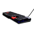Red Fighter K1, Tastatur US, Game, unterbeleuchtet typ verkabelt (USB), schwarz, 3 farbige Hintergrundbeleuchtung