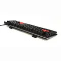 Red Fighter K1, Tastatur US, Game, unterbeleuchtet typ verkabelt (USB), schwarz, 3 farbige Hintergrundbeleuchtung