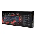 Red Fighter K1, Tastatur US, Game, unterbeleuchtet typ verkabelt (USB), schwarz, 3 farbige Hintergrundbeleuchtung