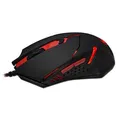 Weiteres Produktbild Redragon Maus CENTROPHORUS, 3200 DPI, optisch, 6 Tasten, 1 Scrollrad, kabelgebunden USB, schwarz-rot