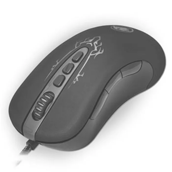 Hauptproduktbild Redragon Myš Origin, 4000DPI, optická, 10tl., 1 kolečko, drátová USB, černo-červená, hern