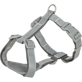 Reflexní H-postroj PREMIUM Reflect, grafitS-M: hruď: 45-60 cm/ 20 mm