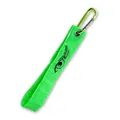 Reflektierender Anhänger mit Karabiner grün