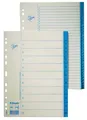 Register, weiß, 1-12, A4, Karton, ESSELTE