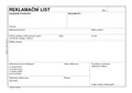 Weiteres Produktbild Reklamační list A5 PT190