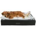 Weiteres Produktbild REMO Vital Quadratbett mit Kante, Kunstleder, schwarz 90 x 70 cm