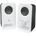 Logitech Lautsprechers Z150, 2.0, 3W, weiss, Lautstärkeregler, portable, 150Hz-20kHz