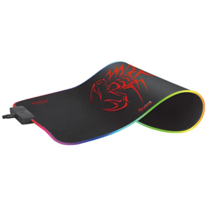 Hauptproduktbild RGB Podložka pod myš, MG8, herní, černá, 350 x 250 mm, 3 mm, Marvo, RGB podsvícení