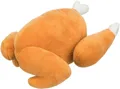 Brathähnchen, Plüsch-Grillhähnchen mit Sound, 26 cm