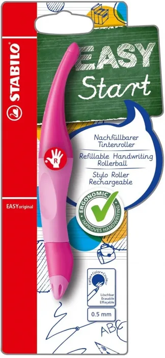 Hauptproduktbild Roller "EasyOriginal Start", metalická/neon růžová, 0,5 mm, pro praváka, STABILO