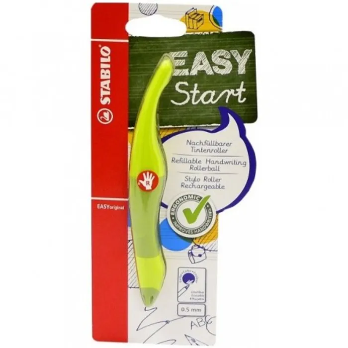 Hauptproduktbild Roller "EasyOriginal Start", zelená, 0,5 mm, pro praváka, modrá, STABILO