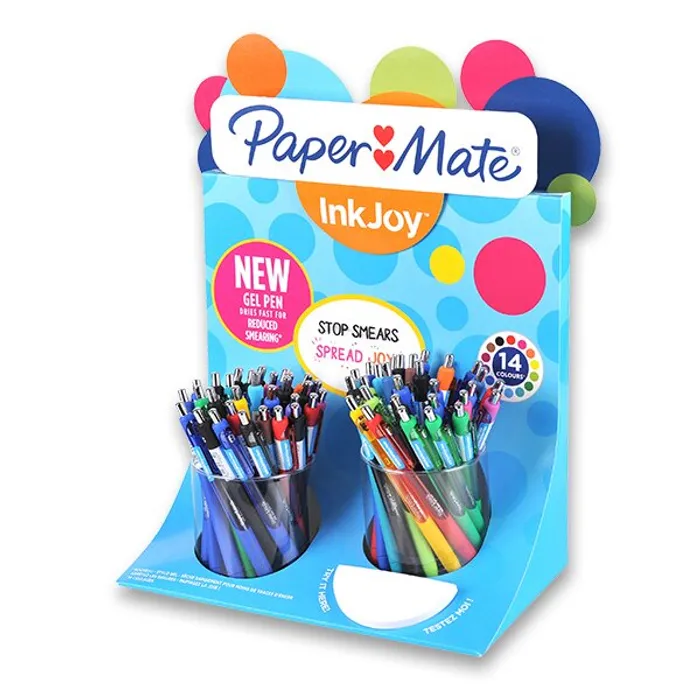 Hauptproduktbild Roller PaperMate InkJoy Gel stojánek, 60 ks