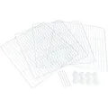 Spreizdrahtteile 35 x 35 cm für Innengehege #62460, 4 Stück, weiß