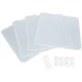 Dehnbare Kunststoffteile 35 x 35 cm für Innengehege #62460, 4 Stück, weiß