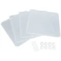Dehnbare Kunststoffteile 35 x 35 cm für Innengehege #62460, 4 Stück, weiß