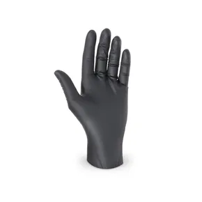 Handschuh (Nitril) ungepudert schwarz `S` [100 St.]