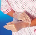 Handschuh (Vinyl) gepudert weiß `S` [100 St.]