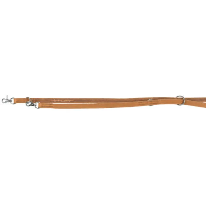 Hauptproduktbild RUSTIC kožené prodlužovací vodítko Heartbeat - hnědá M-L:2,00m/20mm