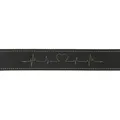 Weiteres Produktbild Rustikales Heartbeat-Halsband aus Leder – Schwarz L: 47–55 cm/40 mm